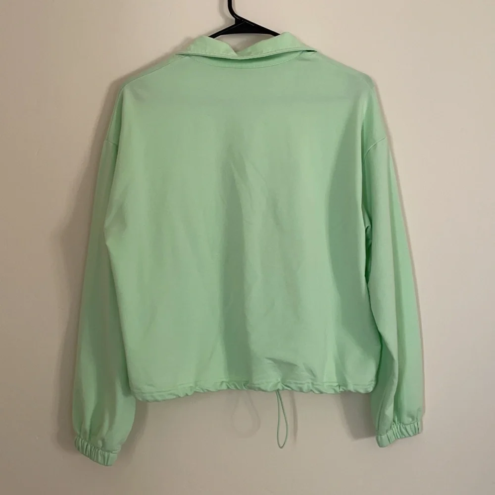 Dolls Kill Neon Green Quarter Zip - Picture 8 of 8